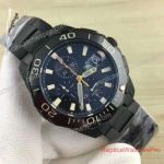 Copy Tag Heuer Watch Aquaracer 300M Calibre 16 Solid Black Chronograph Watch